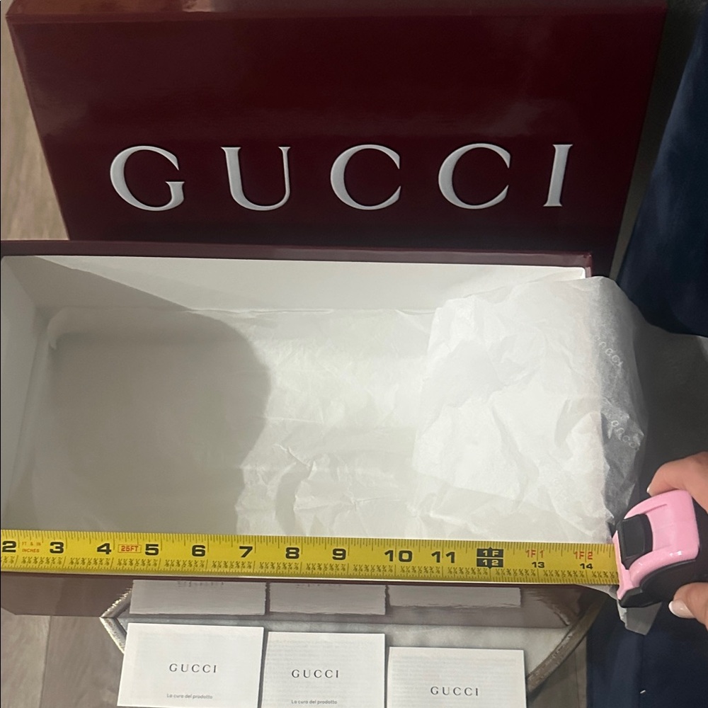Gucci Burgundy and White Box